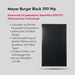 Meyer Burger Black 390